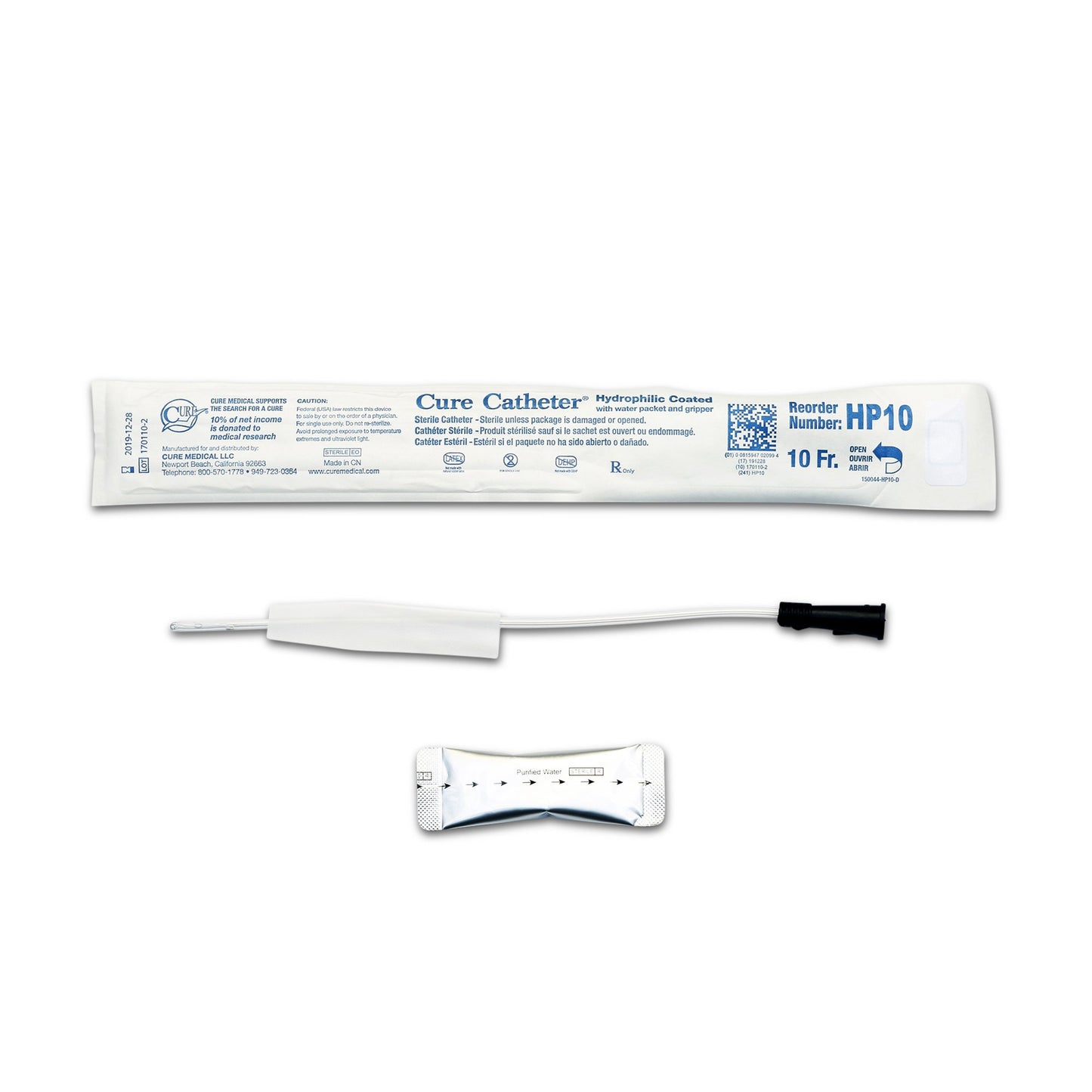 Cure Catheter™ Urethral Catheter, Unisex