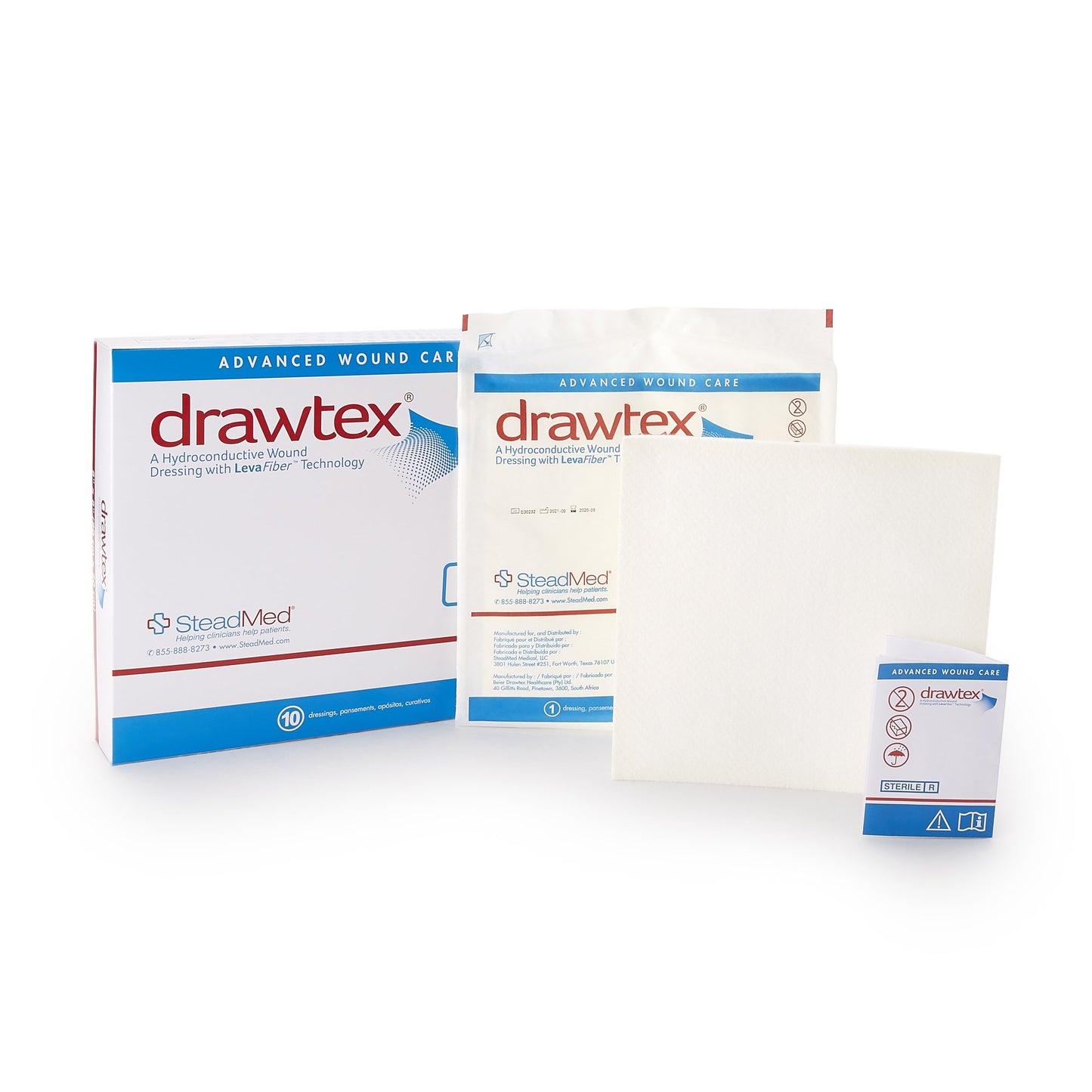Drawtex® Nonadherent Dressing, White