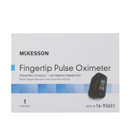 McKesson Fingertip Pulse Oximeter without Connectivity, Battery Operated
