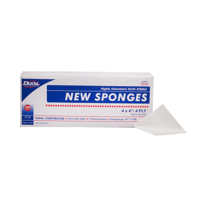Dukal™ Nonwoven Sponge, 4 x 4 Inch