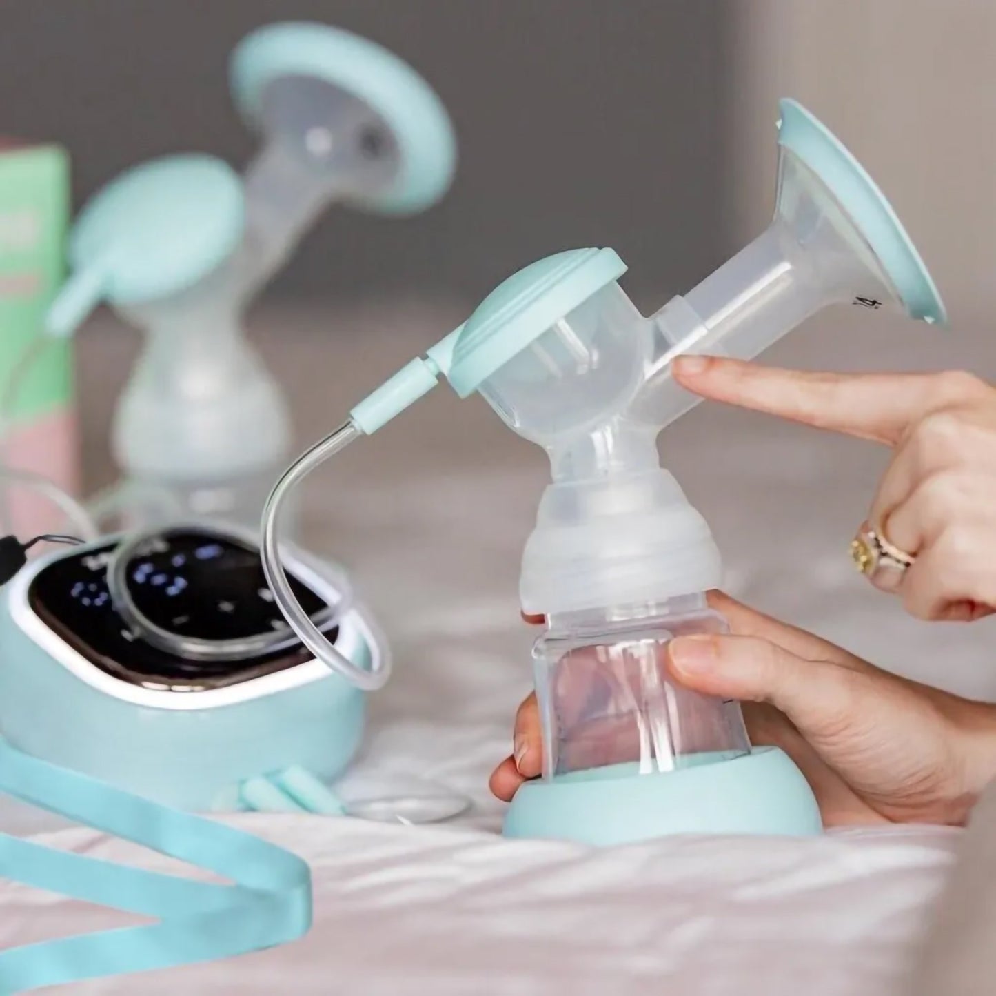Zomee Double Electric Breast Pump Kit