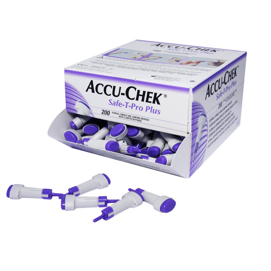 Accu-Chek® Safe-T-Pro® Plus Safety Lancet 200ct