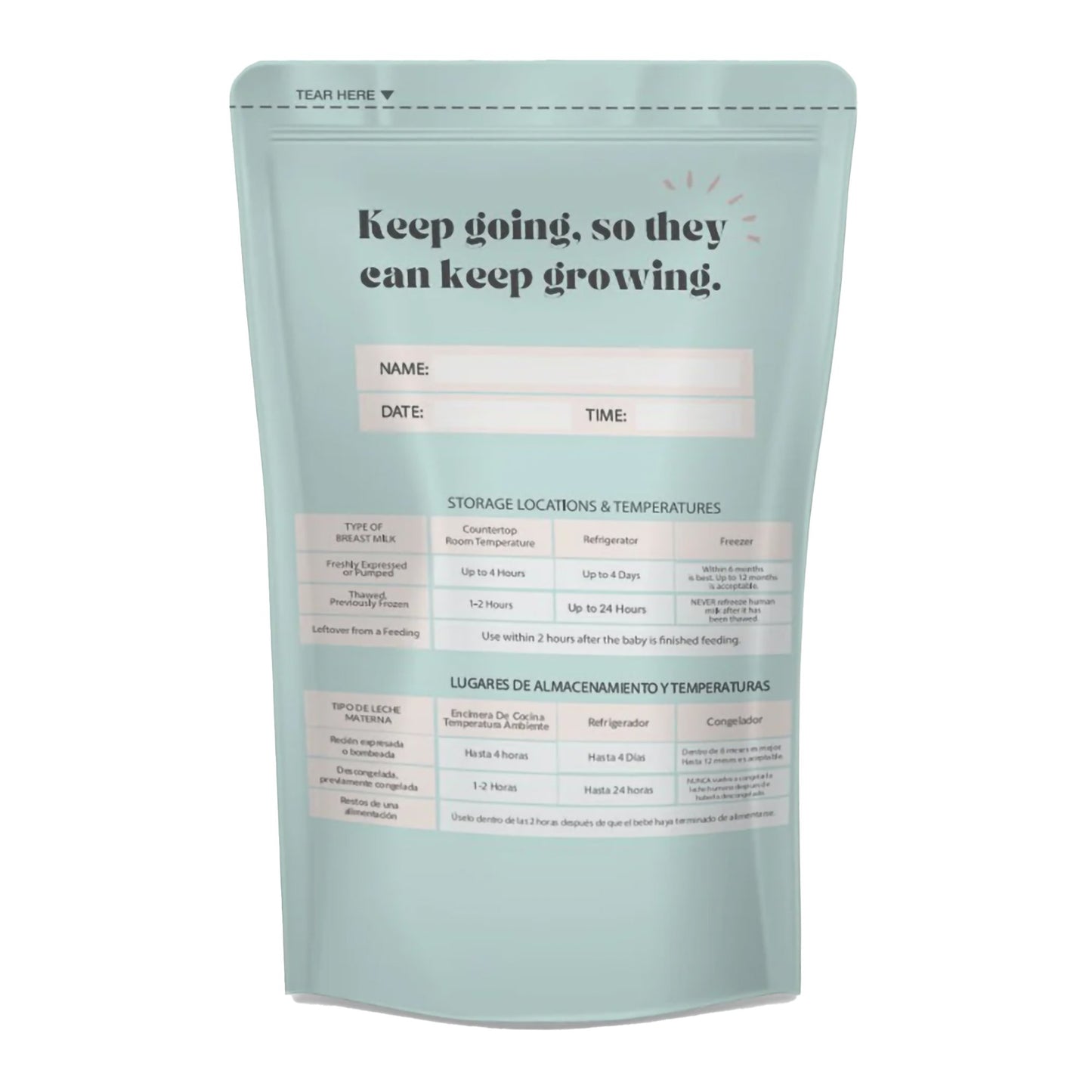Zomee Breast Milk Storage Bag, 8 oz