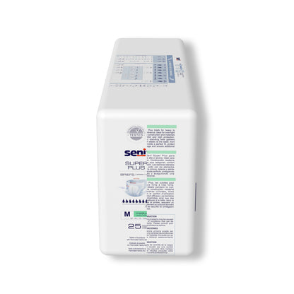 Seni® Super Plus Overnight Heavy to Severe Absorbency Incontinence Brief, Cloth-like Topsheet