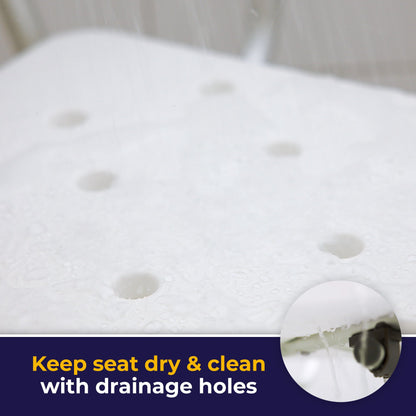 Drive™ Shower Chair with Back and Removable Padded Arms
