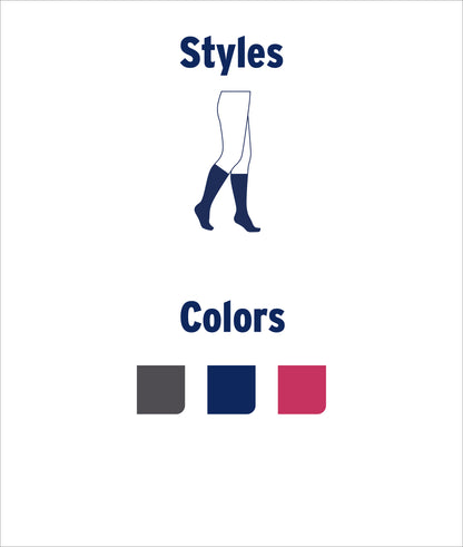 JOBST® Style Knee High 30-40 mmHg Compression Socks Closed Toe