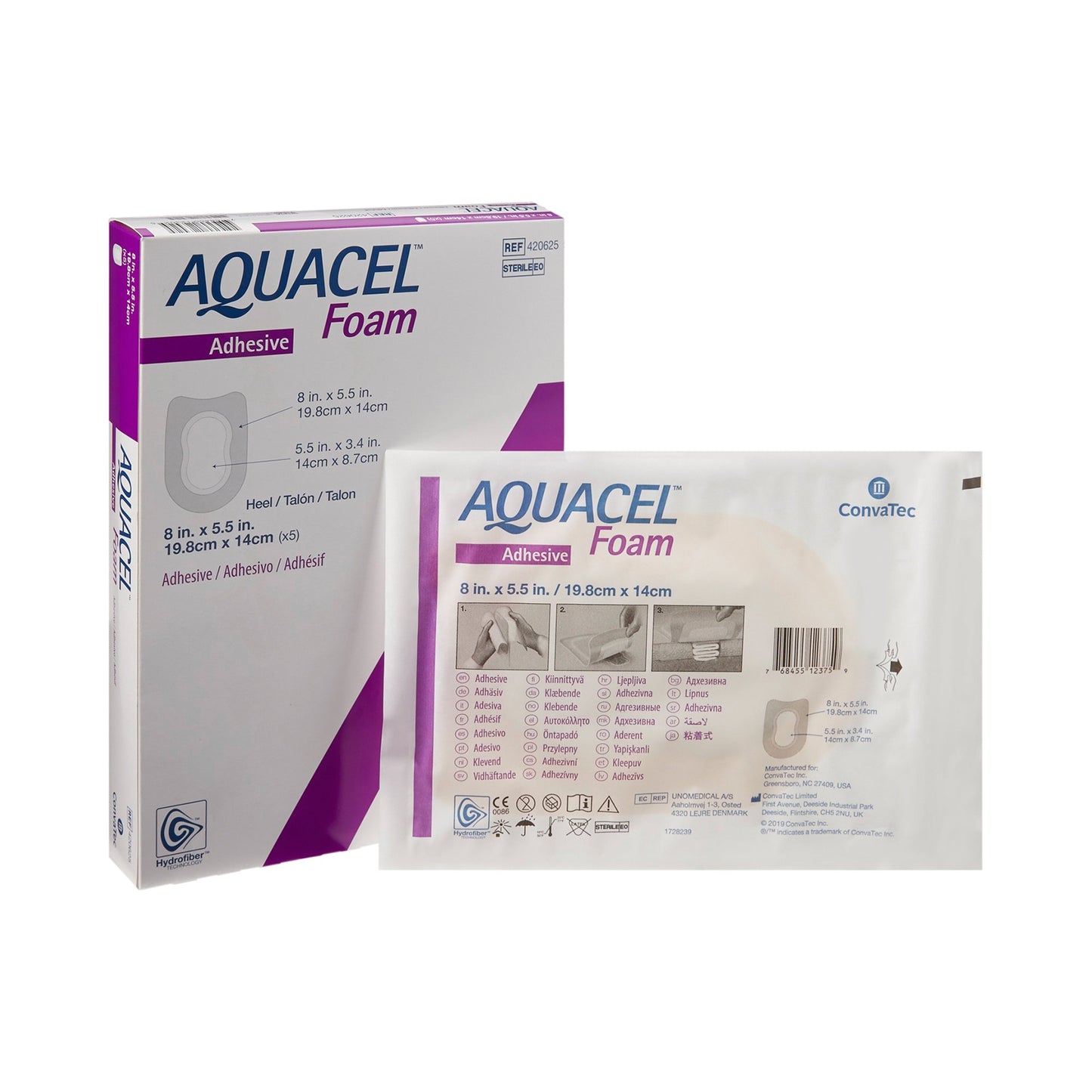 Aquacel® Silicone Adhesive with Border Silicone Foam Dressing