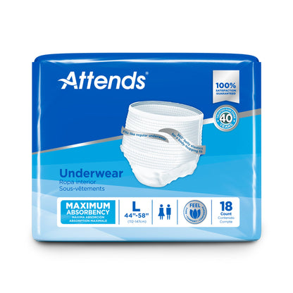 Attends® Care Adult Absorbent Underwear, Heavy Absorbency