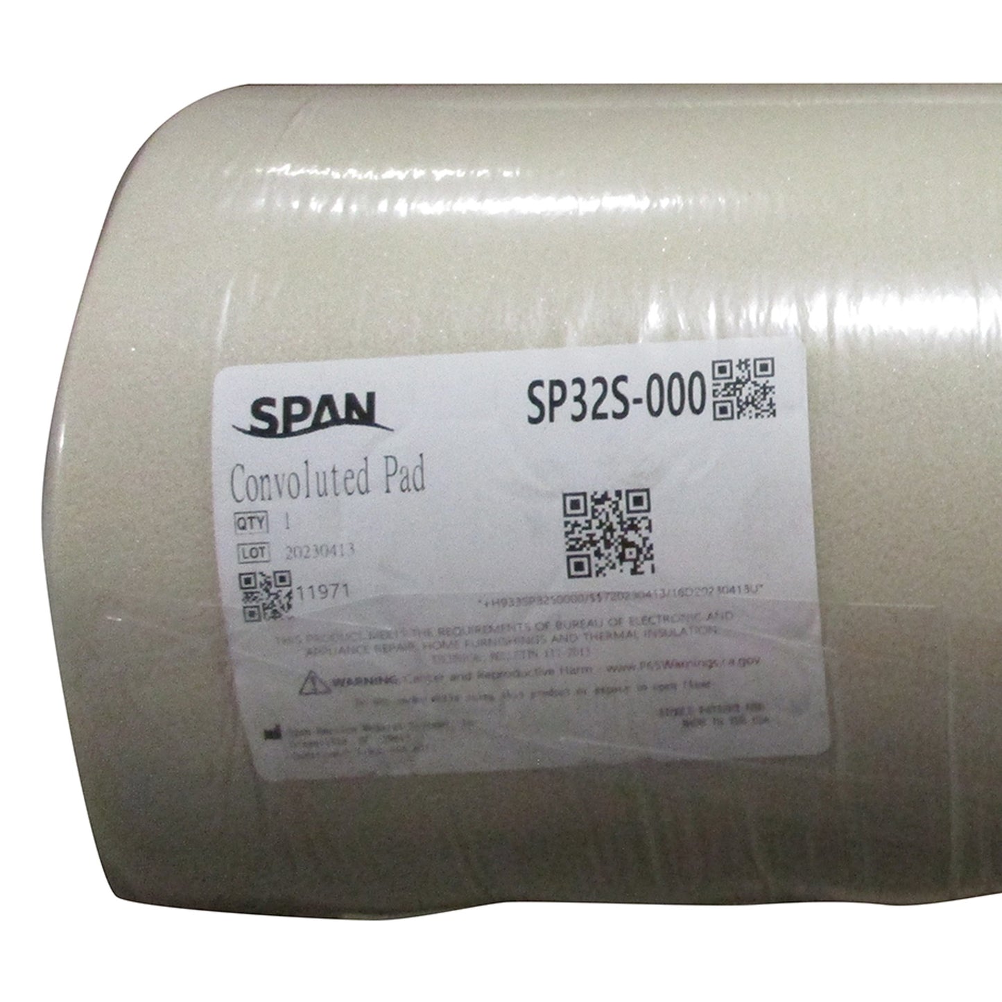 Span America Mattress Overlay, 34 x 74 x 3 Inch