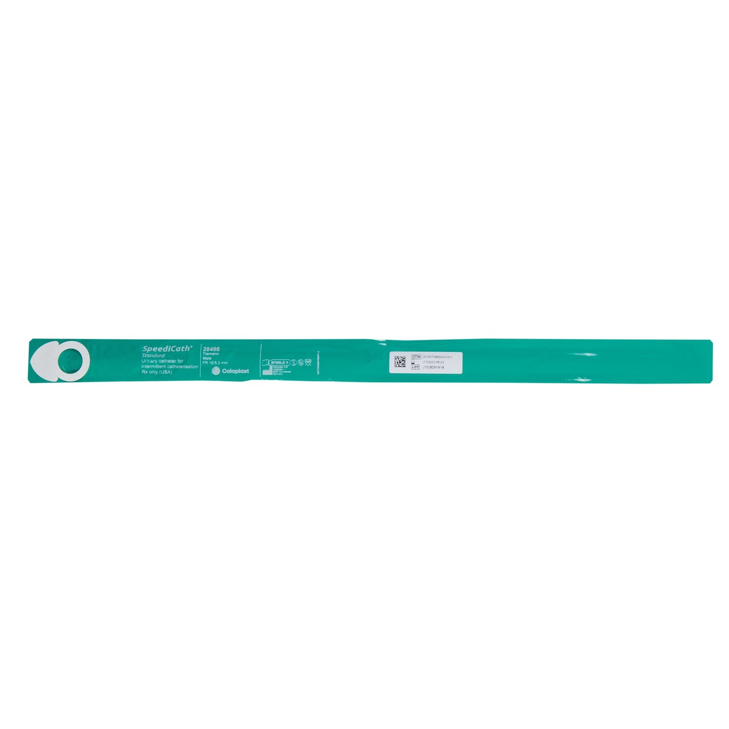 SpeediCath® Standard Male Coudé Tip Urethral Catheter 14 in. Sterile 16 Fr 28496