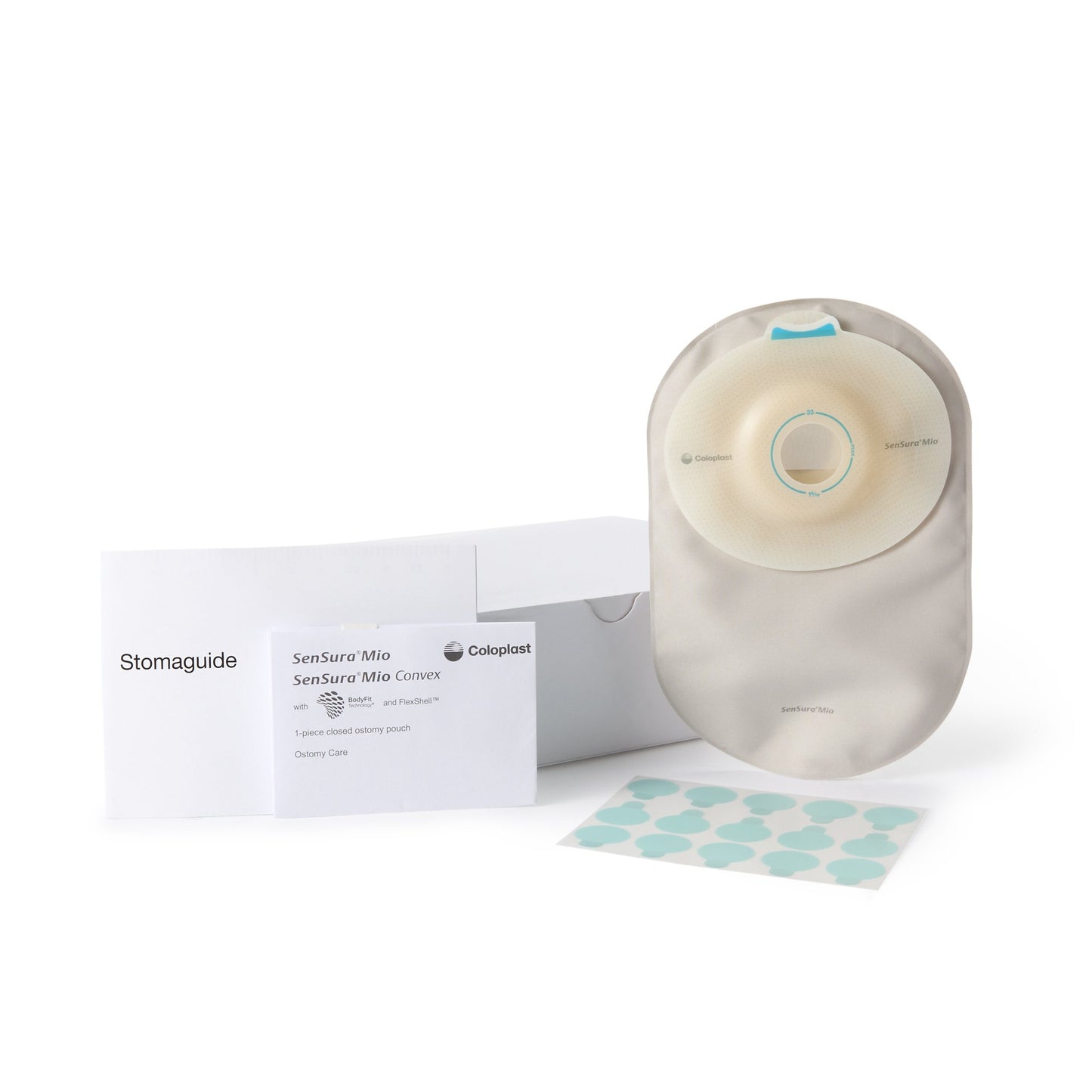SenSura® Mio Convex 1-Piece Closed End Opaque Ostomy Pouch
