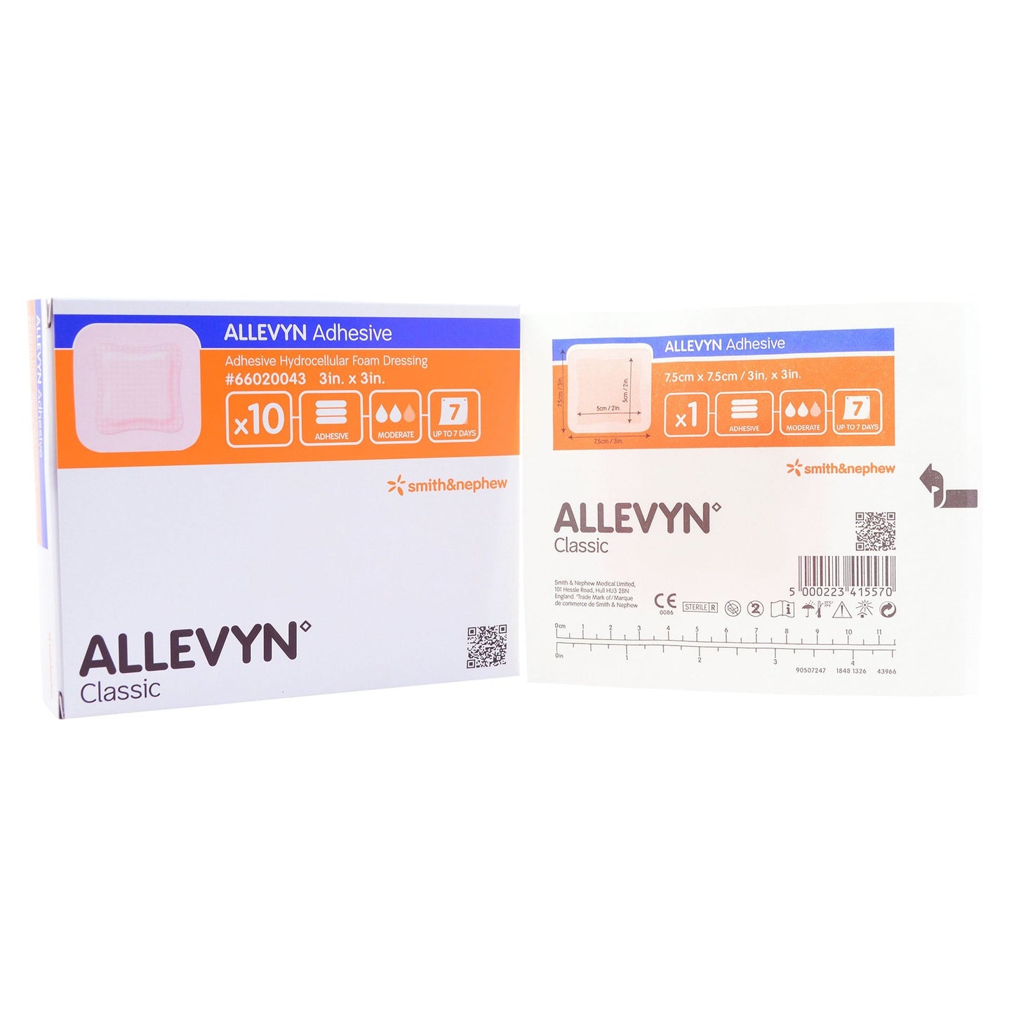 Allevyn Adhesive with Border Foam Dressing