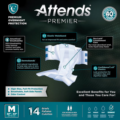 Attends® Premier™ Briefs