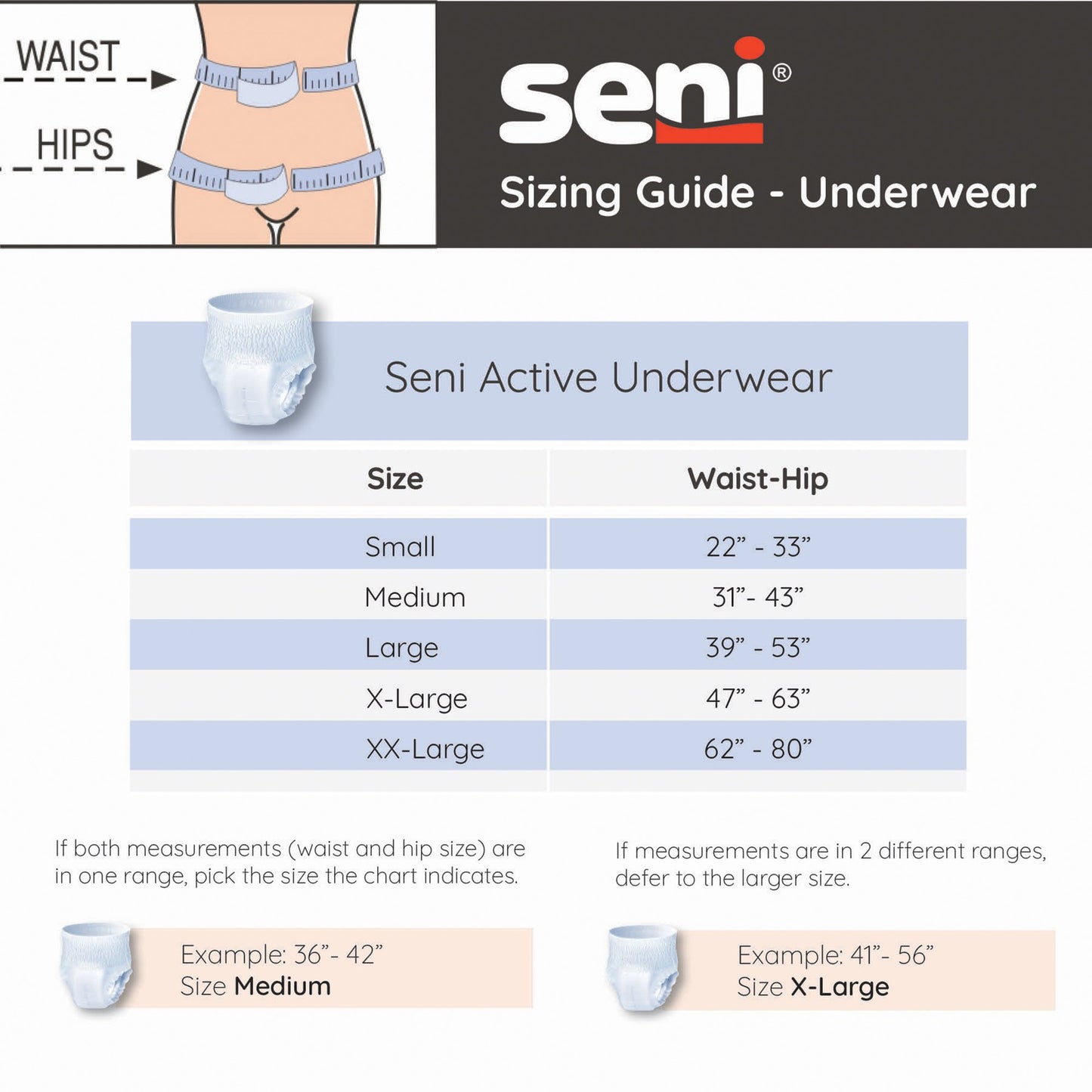 Seni® Active Classic Plus Moderate Absorbent Underwear