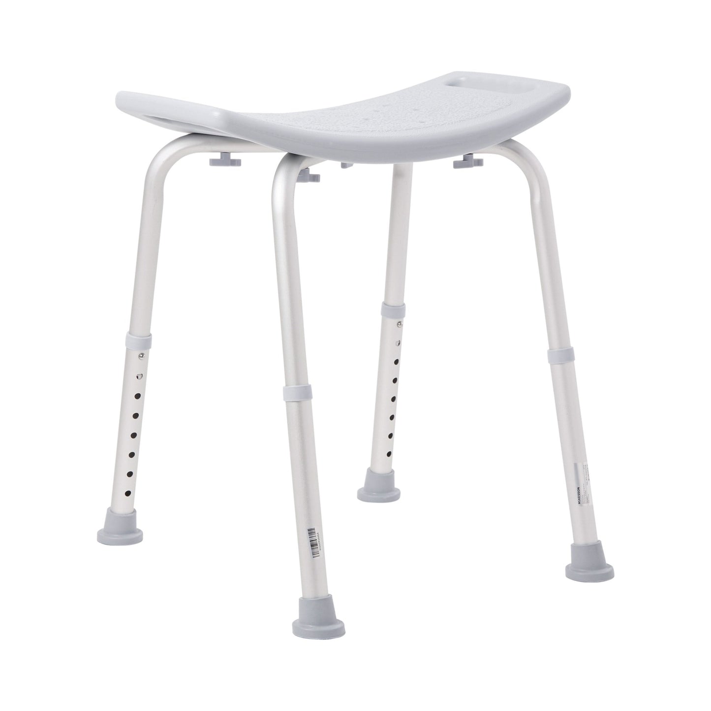 McKesson Aluminum Bath Bench Without Backrest, 15.5 – 19.5 Inch