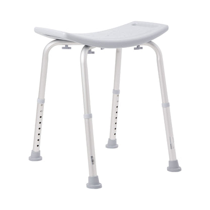 McKesson Aluminum Bath Bench Without Backrest, 15.5 – 19.5 Inch