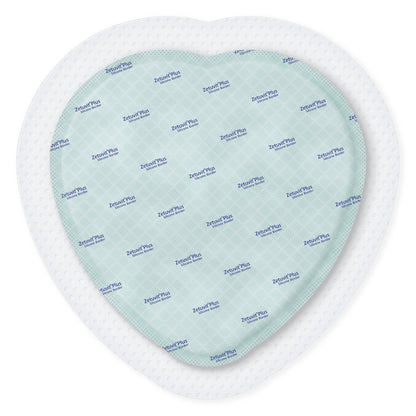 Zetuvit® Plus Silicone Border Super Absorbent Dressing, 9 x 9 Inch Sacral