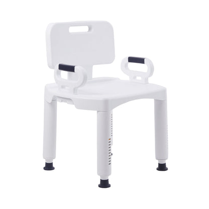 McKesson Bath Bench with Removable Arm Rail and Back, 21.25 Inch Width
