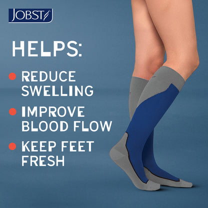 JOBST® Sport Knee High 20-30 mmHg Compression Socks Closed Toe