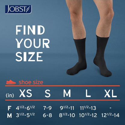 JOBST® SensiFoot™ Diabetic Crew 8-15 mmHg Compression Socks Closed Toe
