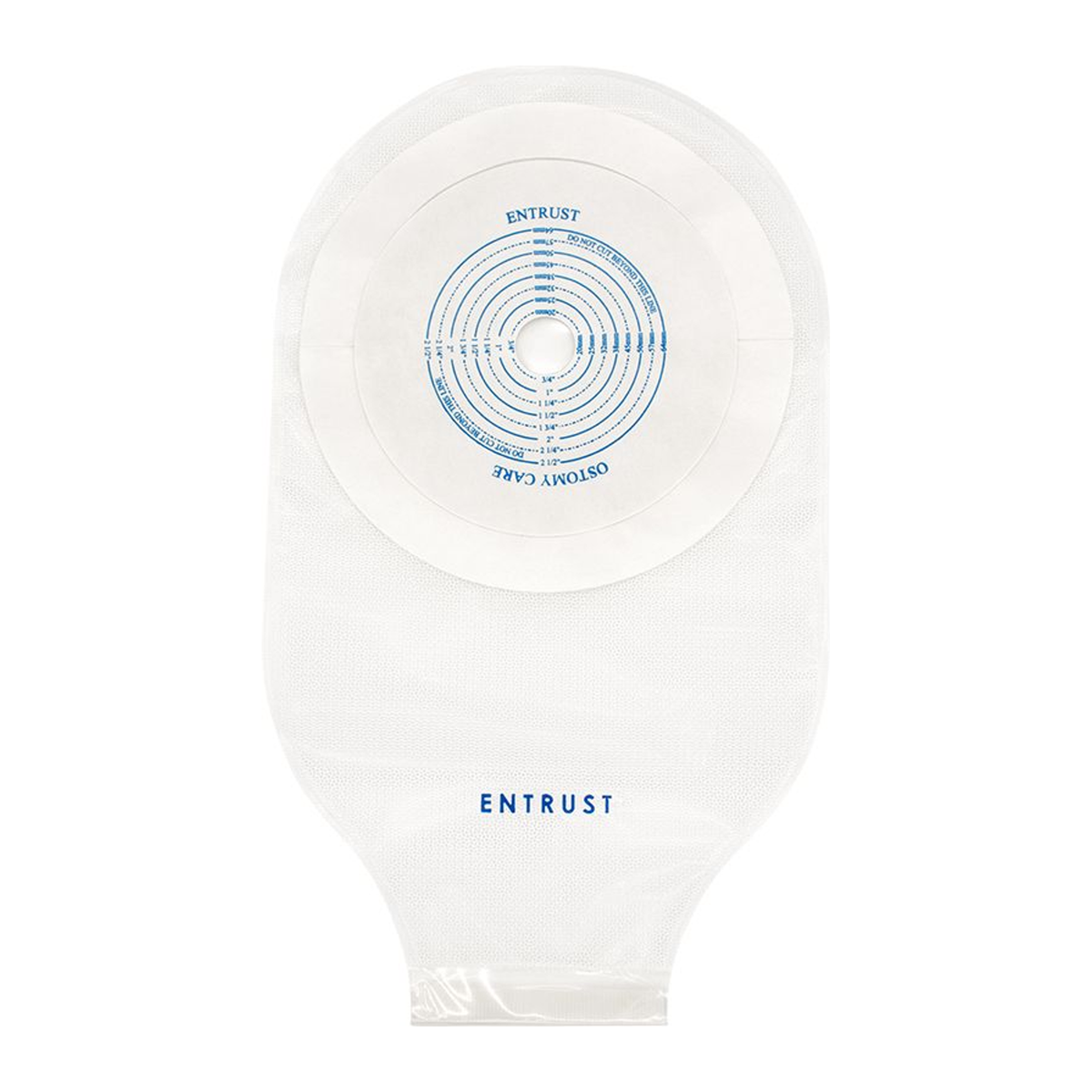 Entrust One-Piece Drainable Pouch With Velcro Closure Transparent Extended Wear With Dual Hydrocolloid Barrier 12 10 Count