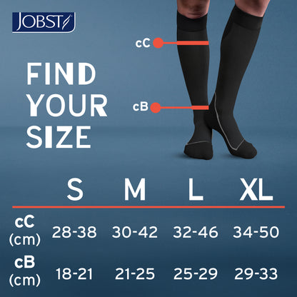 JOBST® Sport Knee High 15-20 mmHg Compression Socks Closed Toe