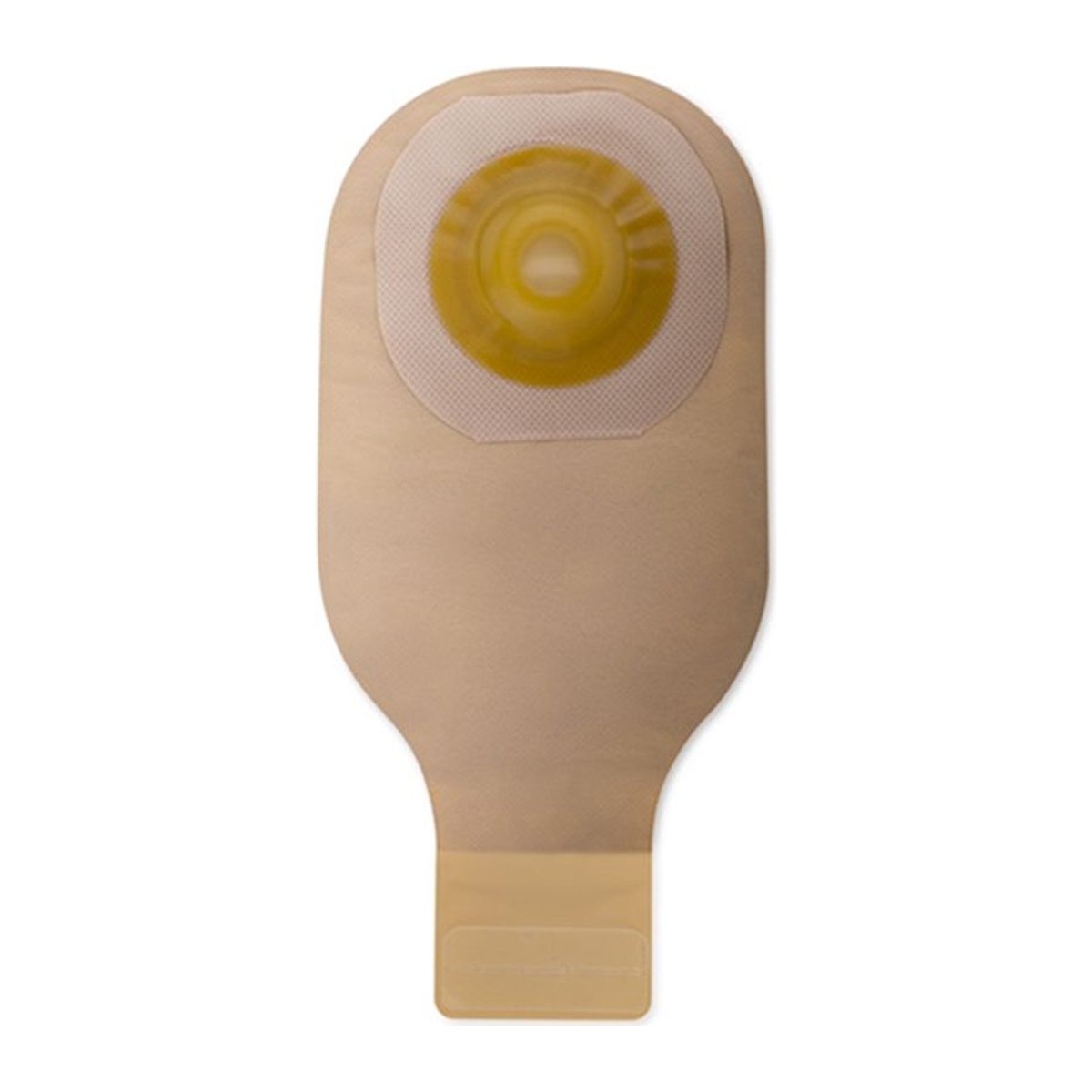 Premier Convex Flextend Drain Pouch with Belt Tab and Tape Border Beige Lock n Roll 1" 5 Count