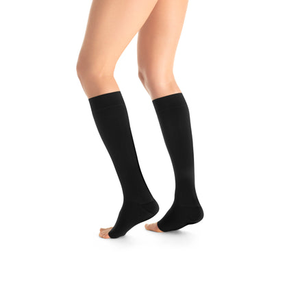 JOBST® UltraSheer Women's Knee High 20-30 mmHg Compression Stockings Open Toe