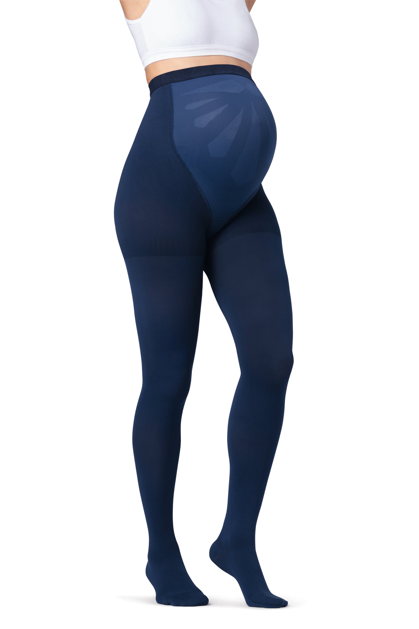 JOBST® Opaque Maternity Waist High 15-20 mmHg Compression Stockings Closed Toe