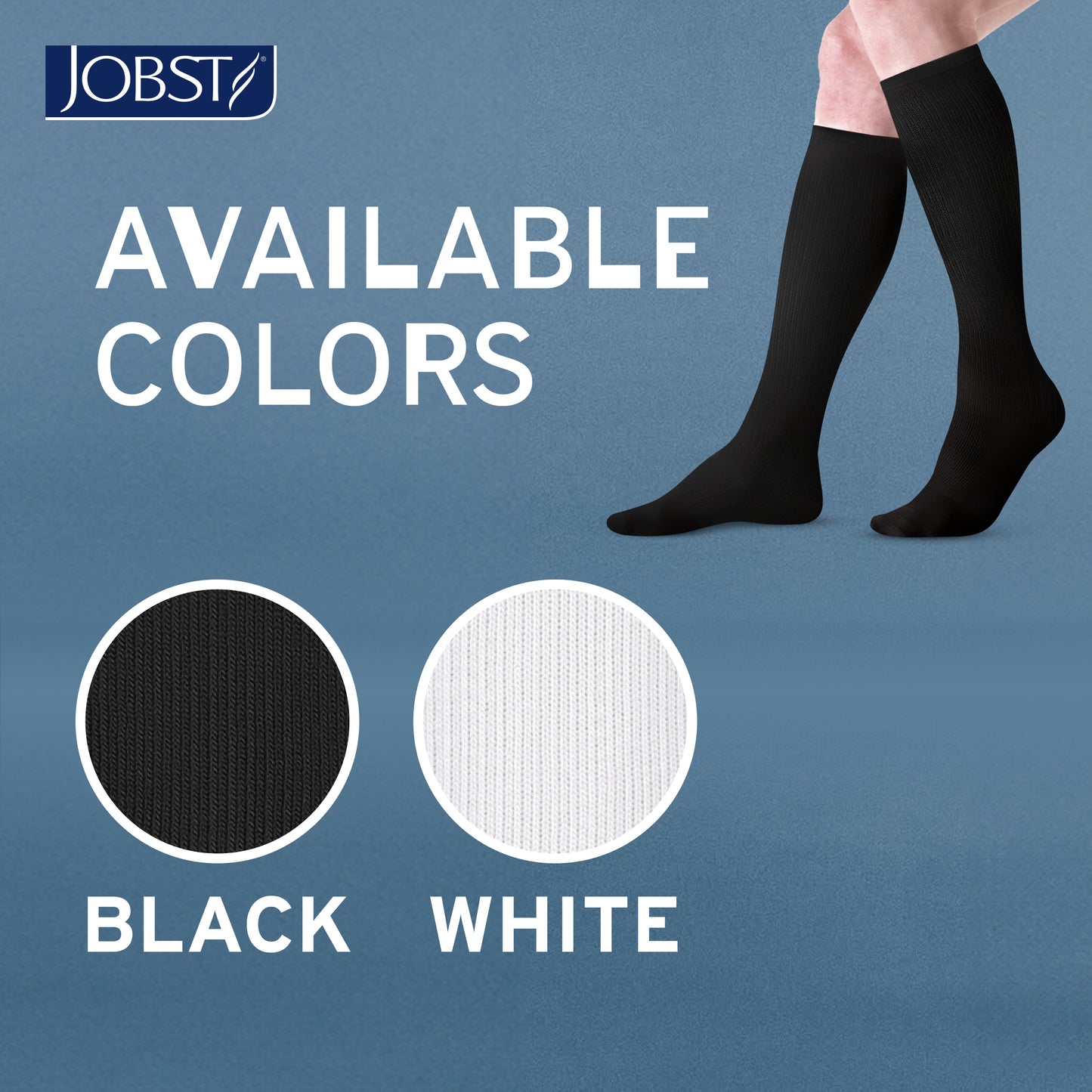 JOBST® ACTIVA Athletic Knee High 20-30 mmHg Compression Socks Closed Toe