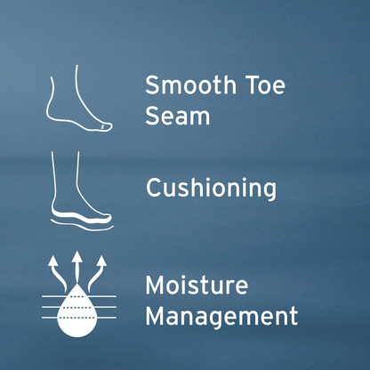 JOBST® SensiFoot™ Diabetic Crew 8-15 mmHg Compression Socks Closed Toe