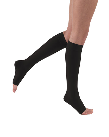 JOBST® Relief Knee High 30-40 mmHg Compression Stockings Open Toe