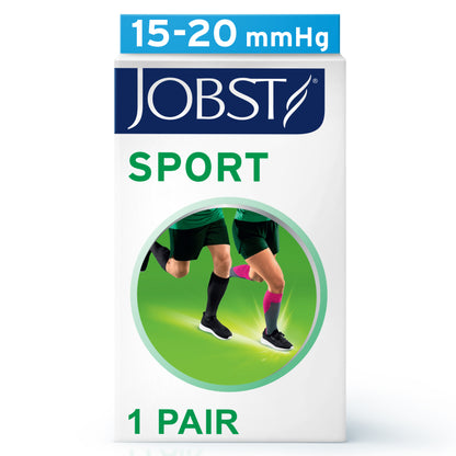 JOBST® Sport Knee High 15-20 mmHg Compression Socks Closed Toe