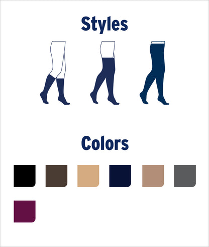 JOBST® Opaque SoftFit Women's Knee High 30-40 mmHg Closed Toe