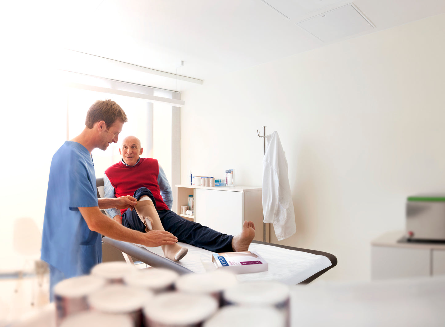 JOBST® UlcerCARE 2-Part Compression System Knee High Open Toe