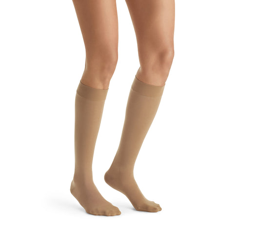 JOBST® UltraSheer Women's Knee High 15-20 mmHg Compression Stockings Closed Toe