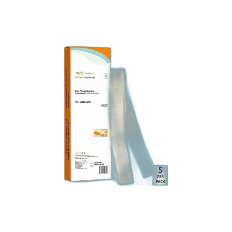 CuraVance Silver Alginate Dressing Rope 12"