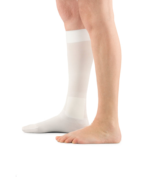 JOBST® UlcerCare Liners Knee High Closed Toe White Box of 3