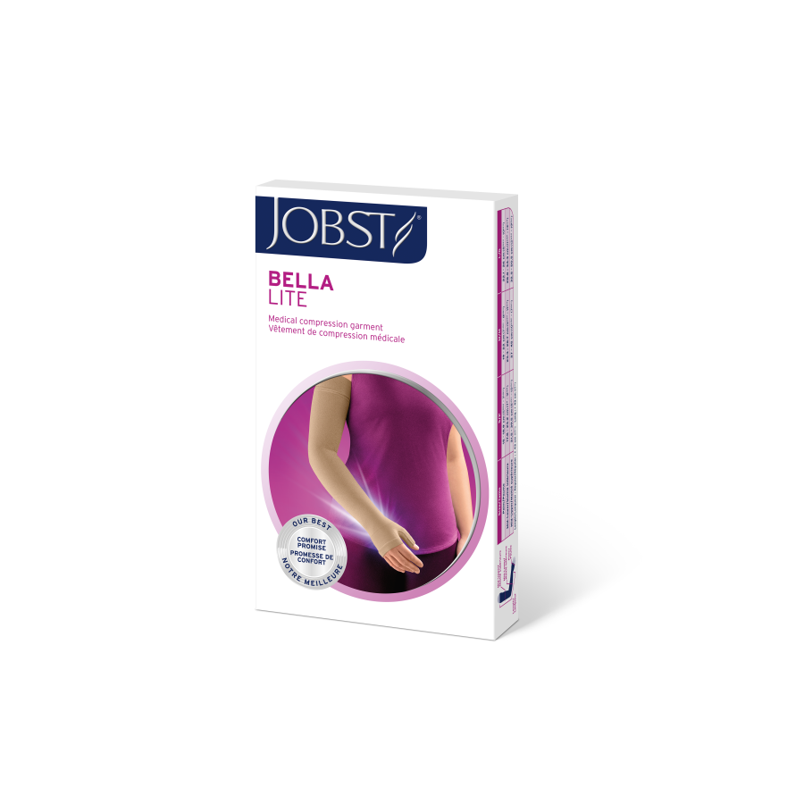 JOBST® Bella™ Lite Armsleeve 15-20 mmHg w/ Gauntlet Beige