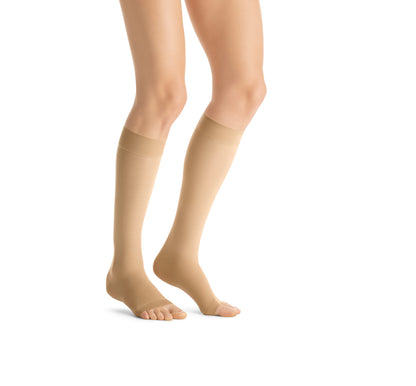 JOBST® UltraSheer Women's Knee High 20-30 mmHg Compression Stockings Open Toe