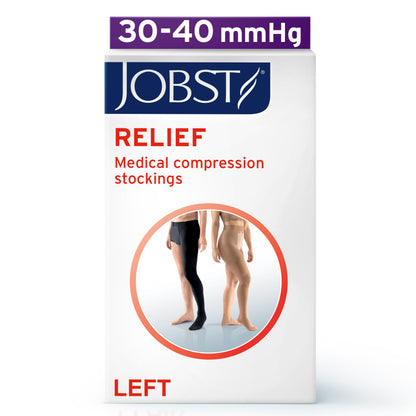 JOBST® Relief Single Left Leg Chap 30-40 mmHg Open Toe Compression Stocking