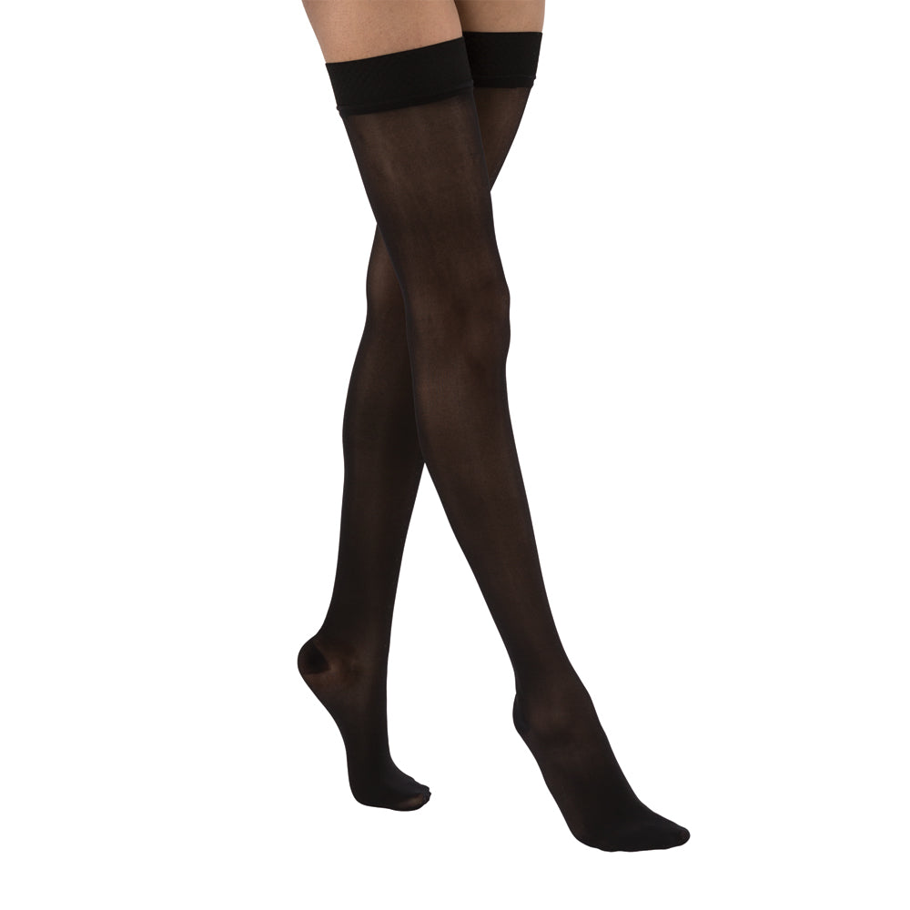 JOBST® UltraSheer Sensitive Women's Thigh High 15-20 mmHg Compression Stockings Closed Toe