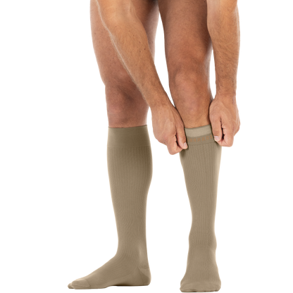 JOBST® forMen Knee High 20-30 mmHg w/ SoftFit Band Compression Socks Closed Toe