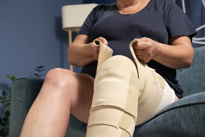 JOBST® FarrowWrap® Strong Thighpiece 30-40 mmHg Tan