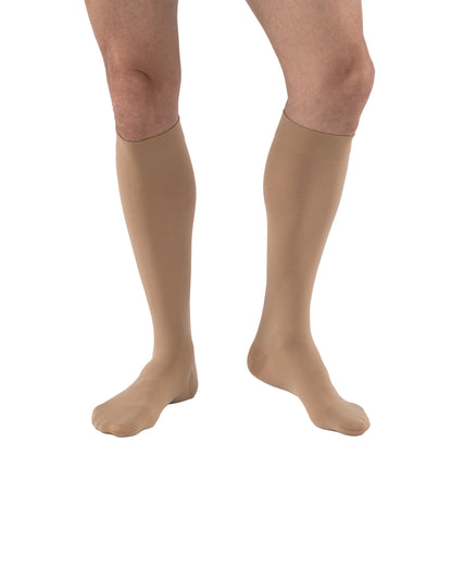 JOBST® Relief Knee High 30-40 mmHg w/ Silicone Dot Top Band Compression Stockings Closed Toe