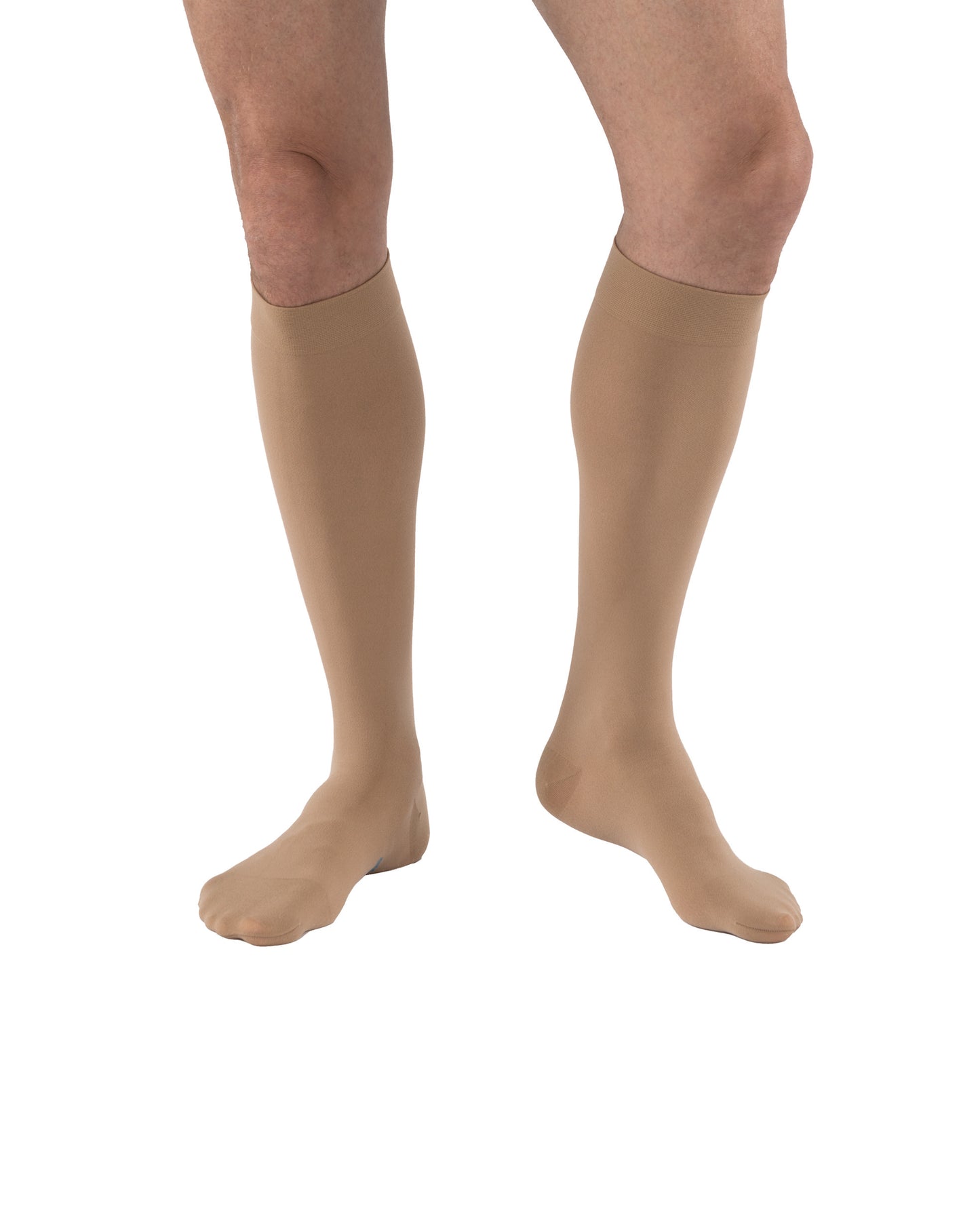 JOBST® Relief Knee High 15-20 mmHg w/ Silicone Dot Top Band Compression Stockings Closed Toe