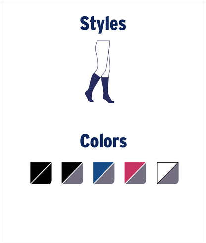 JOBST® Sport Knee High 20-30 mmHg Compression Socks Closed Toe