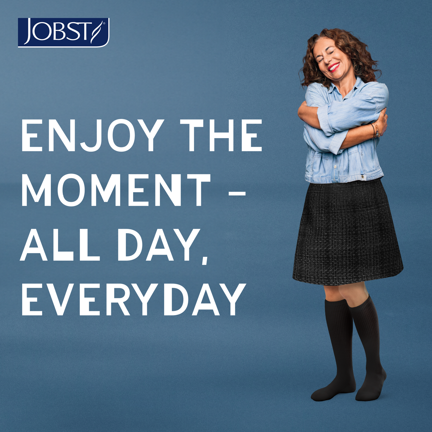 JOBST® ACTIVA Athletic Knee High 20-30 mmHg Compression Socks Closed Toe