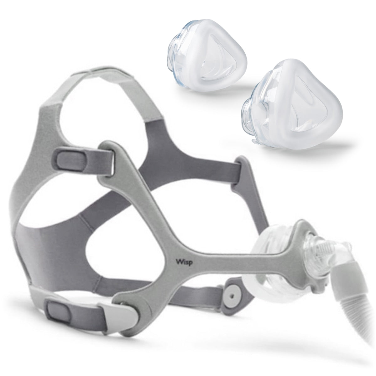 Wisp Mask with Fabric Frame and Headgear