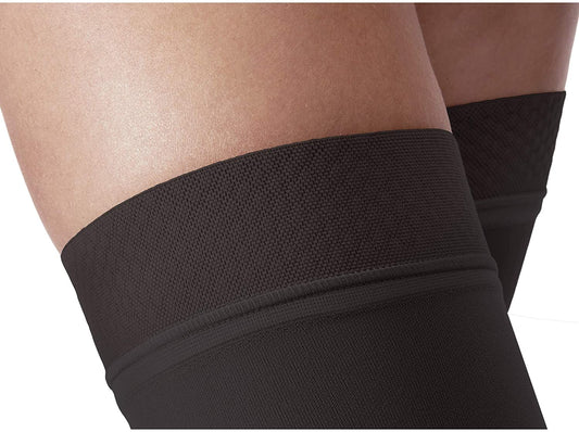 JOBST® Relief Thigh High 20-30 mmHg w/ Silicone Dot Top Band Compression Stockings Open Toe